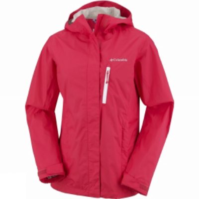 Columbia Women's Pouring Adventure Jacket Red Hibiscus Columbia Women's Pouring Adventure Jacket Red Hibiscus